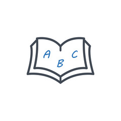 Alphabet book icon