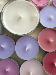Bunte Teelichter 
