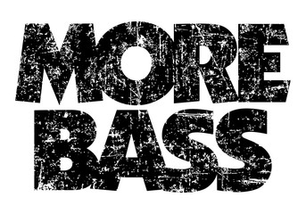More Bass (Vintage Black) Bassist Bass Player's Design
