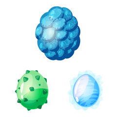 Vector illustration of dinosaur and magic symbol. Collection of dinosaur and fantasy stock vector illustration.