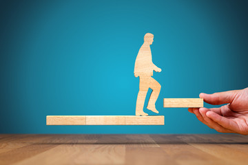 Coach motivate to personal development and growth