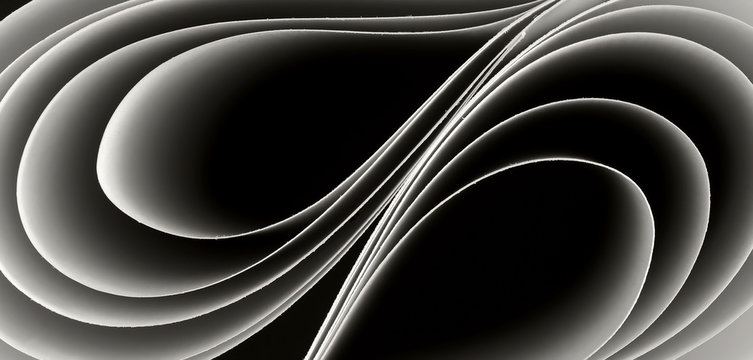 Abstract paper sheets