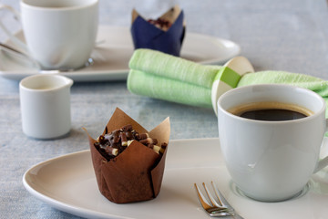 Kaffeezeit mit Cupcake