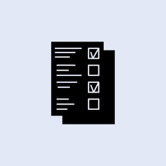 check list icon. Education, academic degree. Premium quality graphic design. Signs, outline symbols collection, simple icon for websites, web design, mobile app.