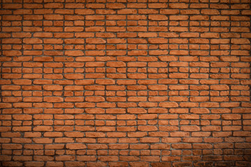 Old Red Brick Wall with Lots of Texture and Color