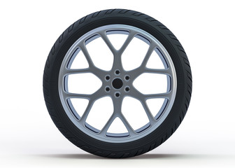 Obraz premium Winter set tires with hard protector. 3D
