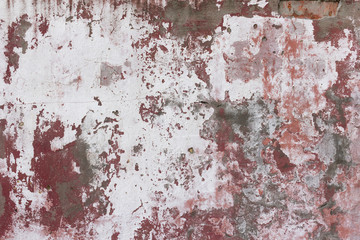 Cracked walls full of spots, stucco for the background, old concrete walls. Natural grunge concrete wall texture