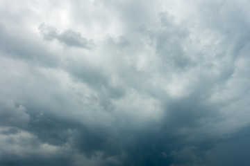 Fototapeta premium dark storm clouds with background,Dark clouds before a thunder-storm.
