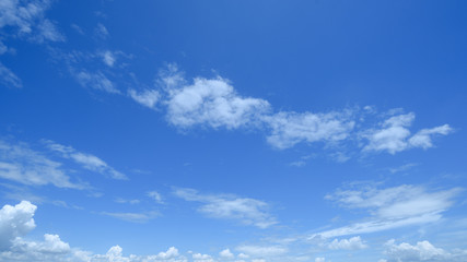 Obraz premium clear blue sky background,clouds with background.