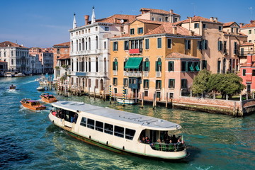 canale grande in venedig, italien