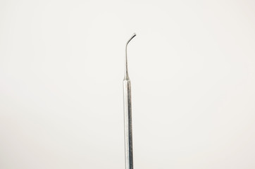 dental instruments on white background. healths