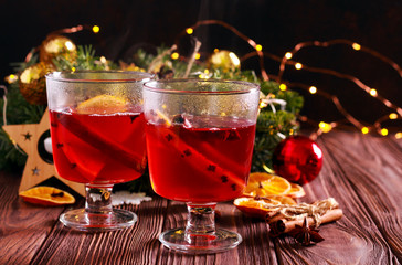 Hot spicy punch drink