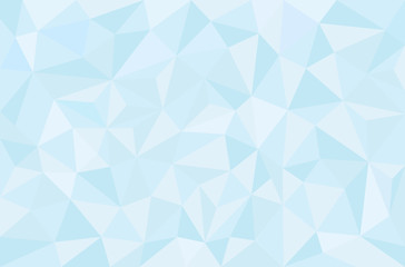 Obraz premium Geometric blue triangle background. Triangular polygonal texture