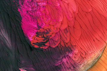 Hand drawn gouache painting. Abstract art background. Color texture