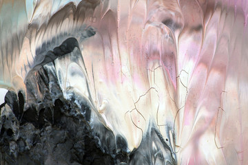 Hand drawn gouache painting. Abstract art background. Color texture