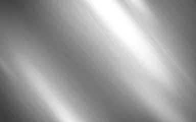 Gordijnen Silver metal texture background design © ArtBackground