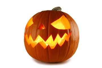 Halloween Pumpkin isolated on white