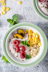 Easy and delicious cornflakes breakfast