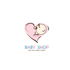 baby graphic icon symbol logo