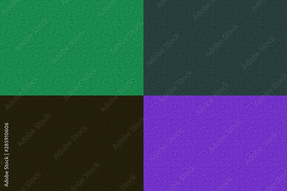 Poster vector maze seamless pattern. set of abstract geometrical seamless background.