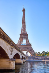 Obraz premium Eiffel Tower in Paris - Capital of France