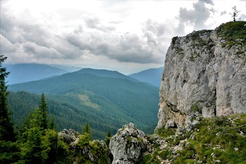 Obraz premium Rarau mountains in summer
