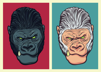 Simple Business Card templates with geometric background.