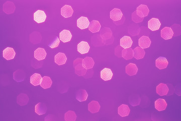 abstract pink background blurred light heptagon bokeh valentine's day