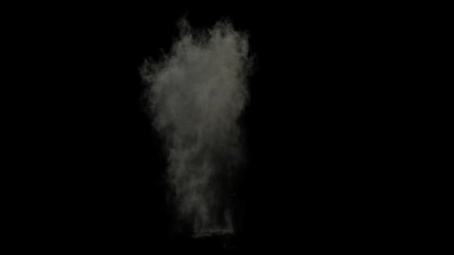 Gasoline Explosion with Alpha Channel