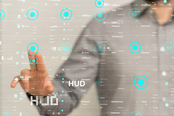 Innovation futuristic digital data binary code background technology