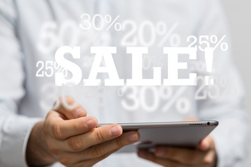 shopping online digital concept in hand