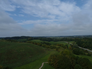 View of the green area in Anykščiai
