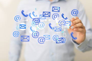 Mail Communication Connection message to mailing