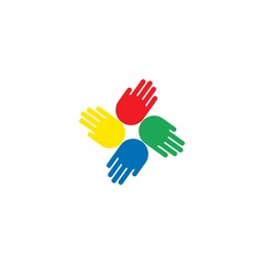 People log template vector icon design