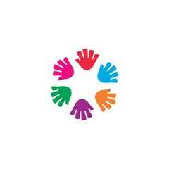 People log template vector icon design