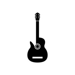 Fototapeta premium Guitar logo template vector icon design