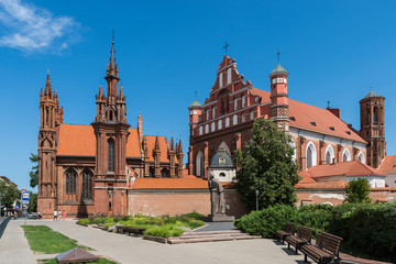 Vilnius – St. Anne´s church and church of St. Francis and St. Bernard