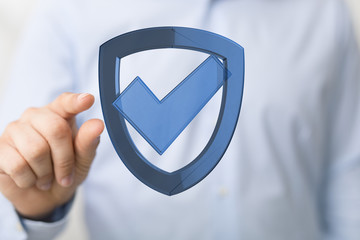 security data code digital in hand