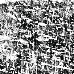 Fototapeta premium Grunge background black and white. Abstract monochrome texture. Vector pattern of scratches, chips, scuffs