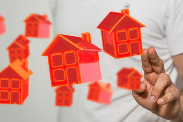 real estate concept, buying affordable housing