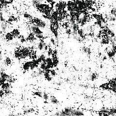 Grunge background black and white. Abstract monochrome texture.  Vector pattern of scratches, chips, scuffs