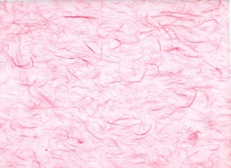 pink color hand made japanese traditional paper 