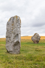 Standing Stones Prehistoric of Avebury Stone Circle, Wiltshire, England, UK