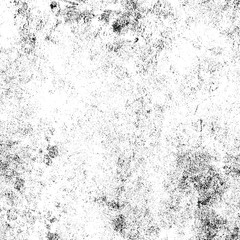 Grunge background black and white. Abstract monochrome texture.  Vector pattern of scratches, chips, scuffs - obrazy, fototapety, plakaty