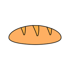 Bakery logo, emblem and label. Bread logo