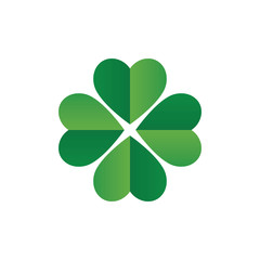 Leaf clover sign icon.saint patrick symbol.design