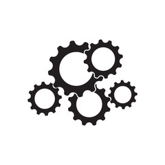 Gear Logo Template vector icon illustration
