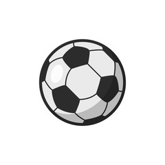 Obraz premium Soccer ball, football ball, vector illustration in flat style