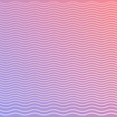 Waves on violet background gradient