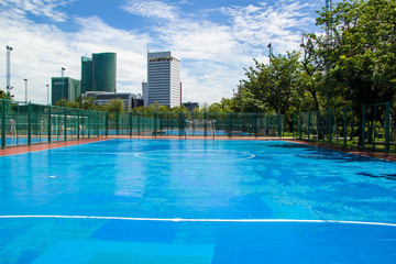outdoor futsal court